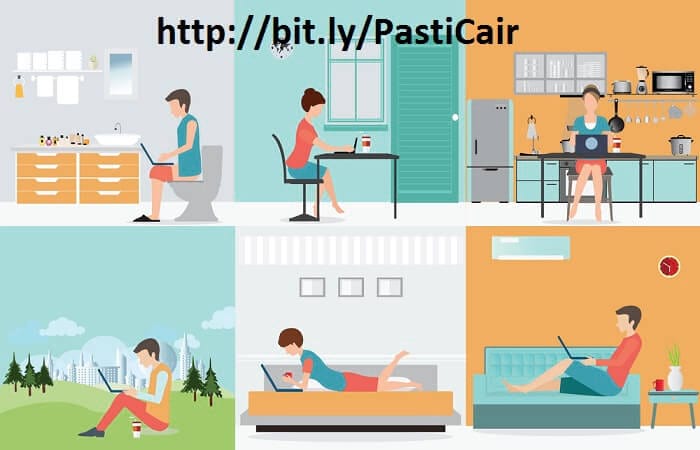 kerja online dari rumah