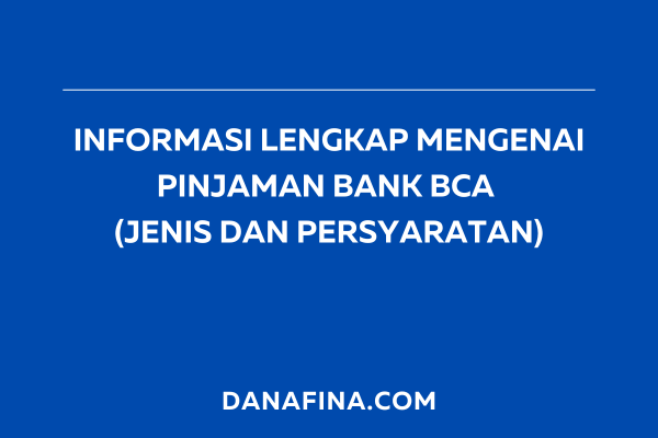 pinjaman bank bca